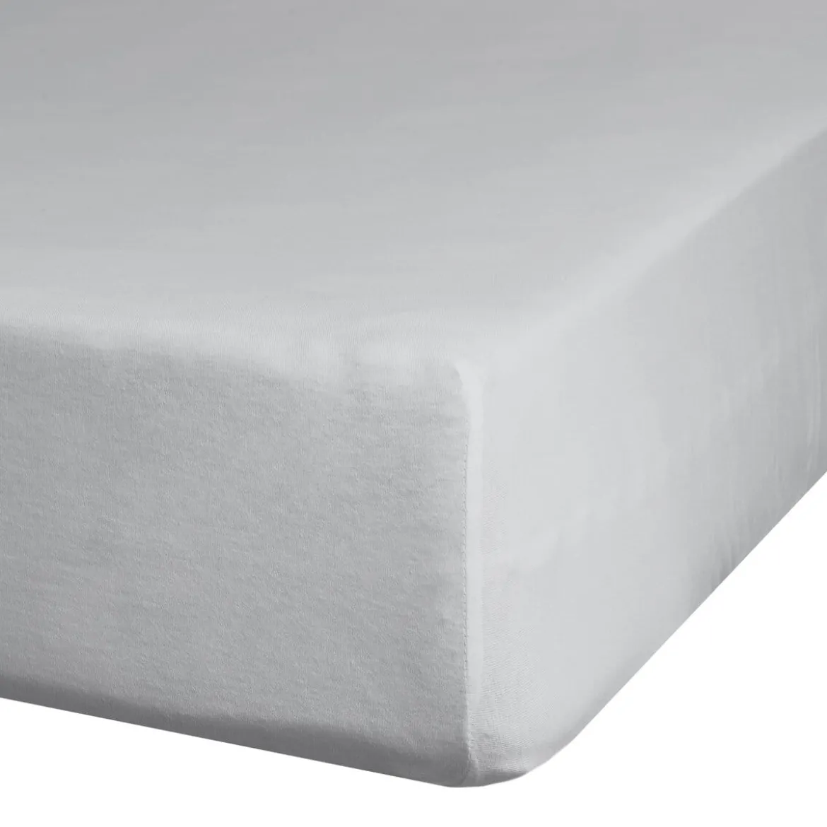Prześcieradło D91 200x220 jersey z gumką w kolorze srebrnym