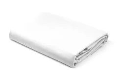 Prześcieradło Pure 180x200 satynowe z gumką w kolorze białym