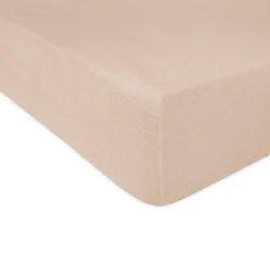 Prześcieradło 140x200 frotte z gumką w kolorze beżowym