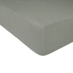 Prześcieradło 140x200 frotte z gumką w kolorze szarym