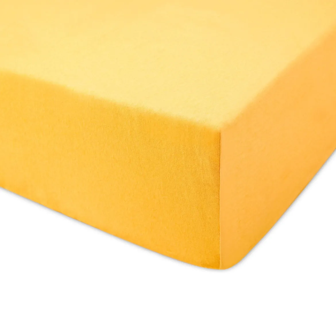 Prześcieradło 120x200 jersey z gumką żółte