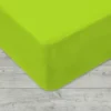Prześcieradło 70x140 jersey z gumką w kolorze limonkowym