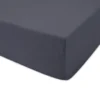 Prześcieradło 180x200 jersey z gumką w kolorze antracytowym