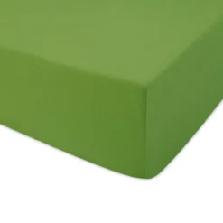 Prześcieradło 120x200 jersey z gumką w kolorze zielonym