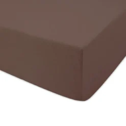 Prześcieradło 120x200 jersey z gumką w kolorze brązowym