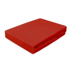 Prześcieradło 120x200 jersey z gumką w kolorze czerwonym