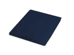 Prześcieradło 200x220 satynowe w kolorze ciemny granat