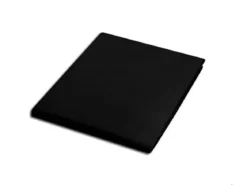 Prześcieradło 200x220 satynowe w kolorze czarnym