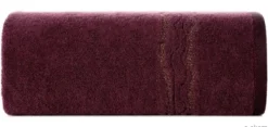 Ręcznik bawełniany bordowy 50x90 Karin