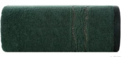 Ręcznik bawełniany ciemno zielony 30x50 Karin
