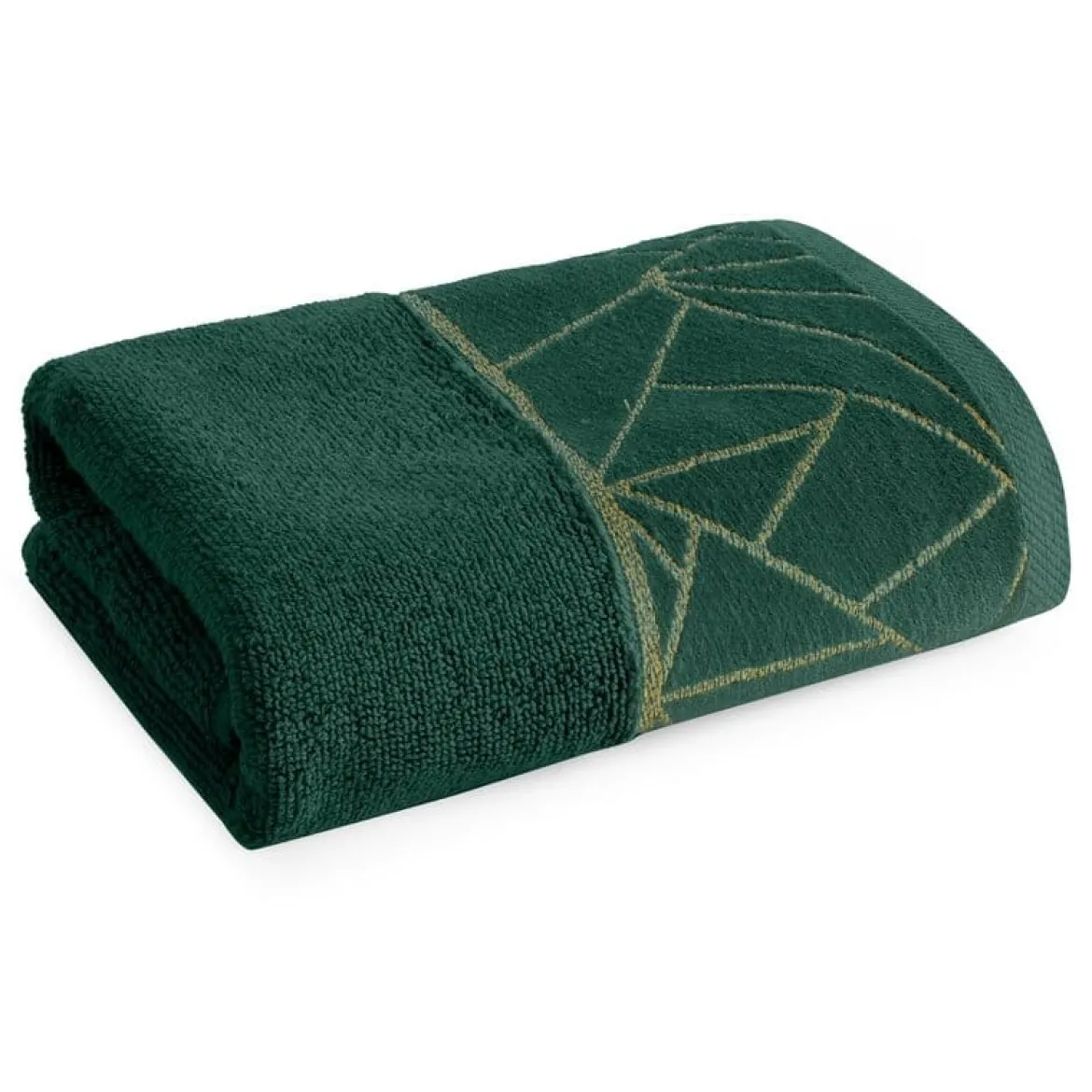 Ręcznik bawełniany Cleo 50x90 ciemno zielony