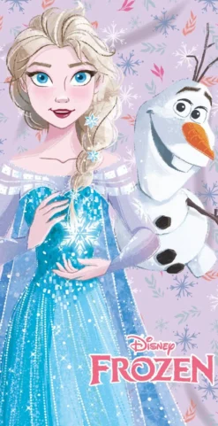 Ręcznik bawełniany dziecięcy licencyjny 70x140 Elsa Frozen