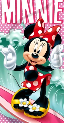 Ręcznik bawełniany dziecięcy licencyjny 70x140 Minnie