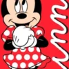 Ręcznik bawełniany dziecięcy licencyjny 70x140 Minnie Mouse