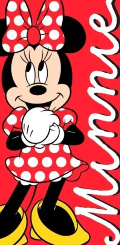 Ręcznik bawełniany dziecięcy licencyjny 70x140 Minnie Mouse