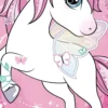 Ręcznik bawełniany dziecięcy licencyjny 70x140 Unicorn