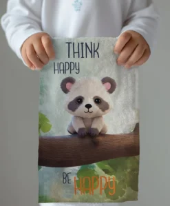 Ręcznik bawełniany dziecięcy 30x50 Panda