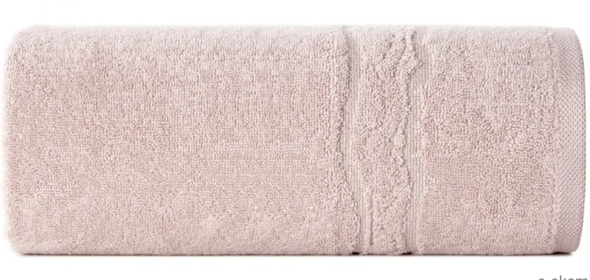 Ręcznik bawełniany pudrowy 70x140 Karin