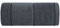 Ręcznik bawełniany stalowy 70x140 Emma