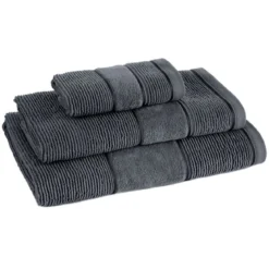 Ręcznik bawełniany stalowy 70x140 Emma