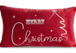 Świąteczna poszewka dekoracyjna czerwona 30x50 Merry Christmas