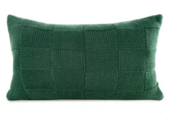 Świąteczna poszewka zielona 30x50 Krata